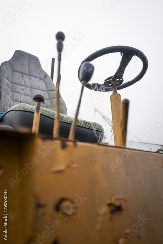 stary złom wózek widłowy © rpetryk