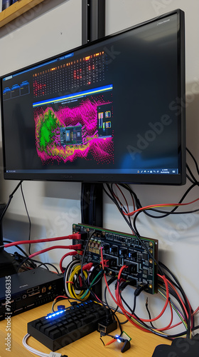 Raspberry Pi Utilizing Qt Framework For Advanced Graphics Generation: A Tech Workspace