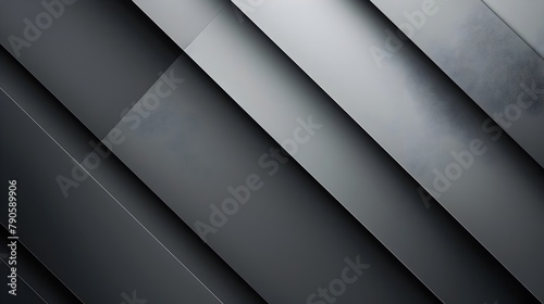 Sleek Metallic Gradient Background with Shifting Silver to Graphite Tones Ideal for High-Tech Themes and Conceptual Designs