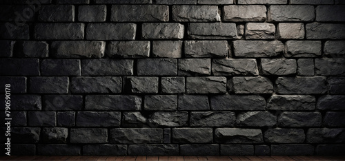Stone wall texture background, Seamless wall tiles of stone bricks patern. photo