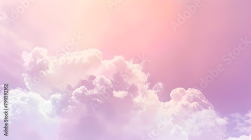 Delicate Gradient Backdrop of Soft Lavender and Romantic Blush Pink Hues