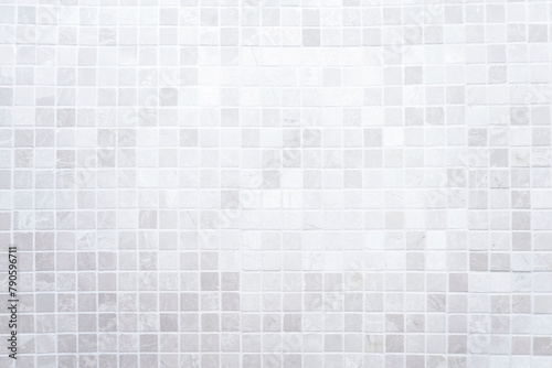 White   Silver Gray Tiles Abstract Wall Background