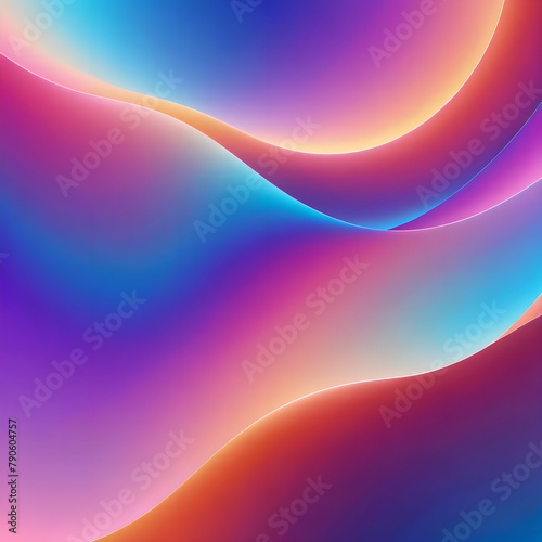 Light wave and rainbow art design on abstract background illustration