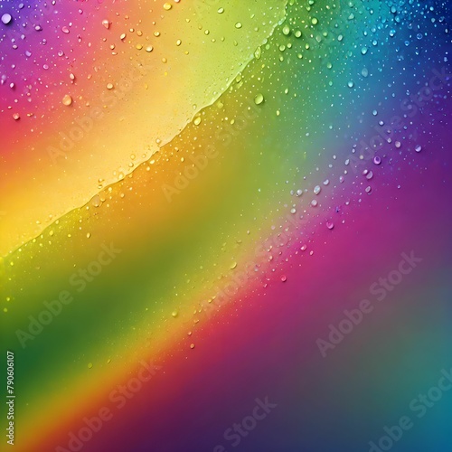 Radiant Spectrum  Rainbow Color Gradient Abstract Art
