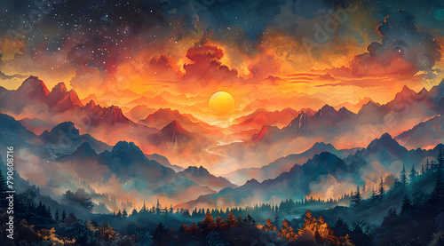 Clouds of Choice: Interactive Watercolor Painting for Personalized Skies