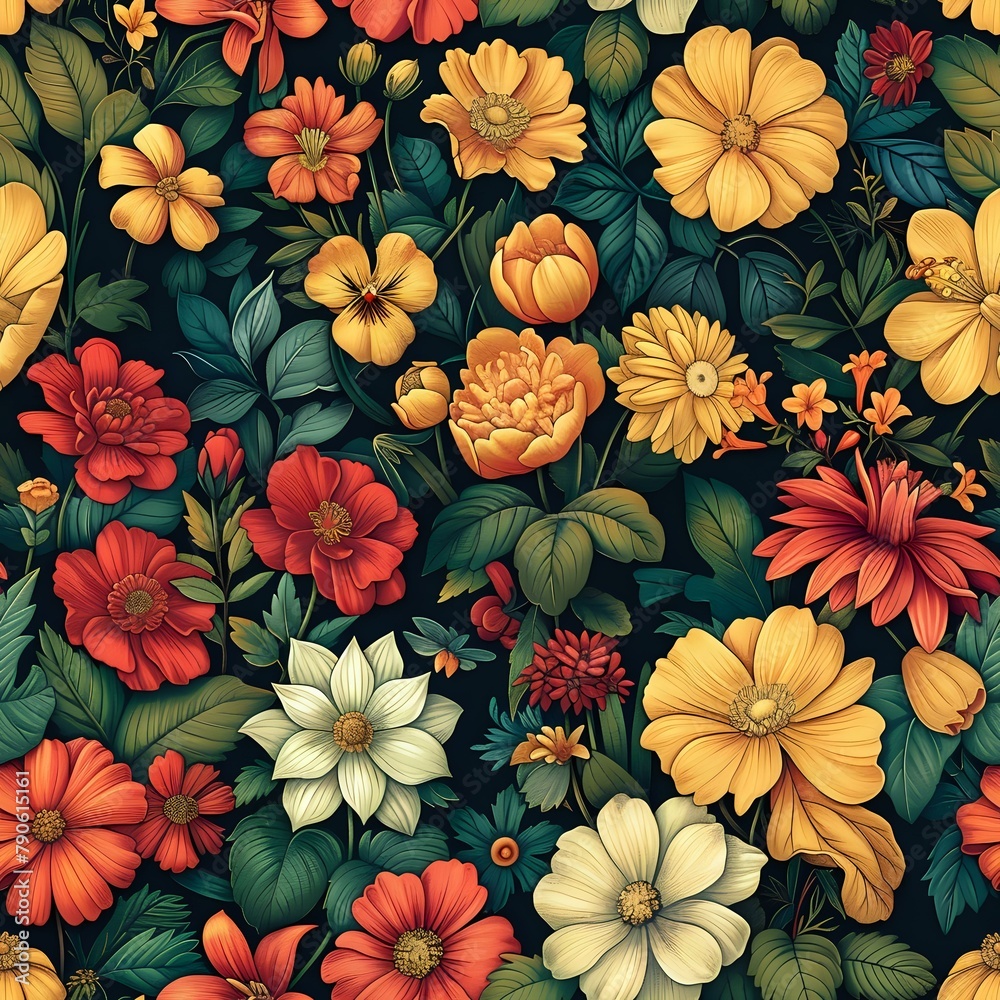 Botanical Artwork: Delicate and Vibrant Flora Botanical Artwork: Delicate and Vibrant Flora