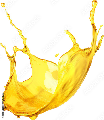 oil splashing isolated on white or transparent background,transparency 