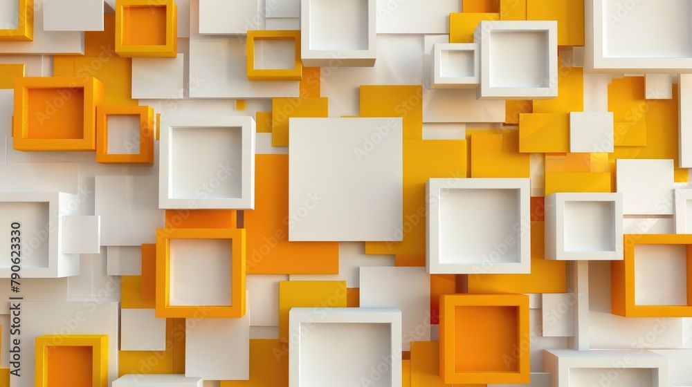 Immerse yourself in an abstract 3D modern square backdrop. Ai Generated. Immerse yourself in an abstract 3D modern square backdrop. Ai Generated.