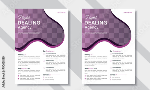 Modern flyer design