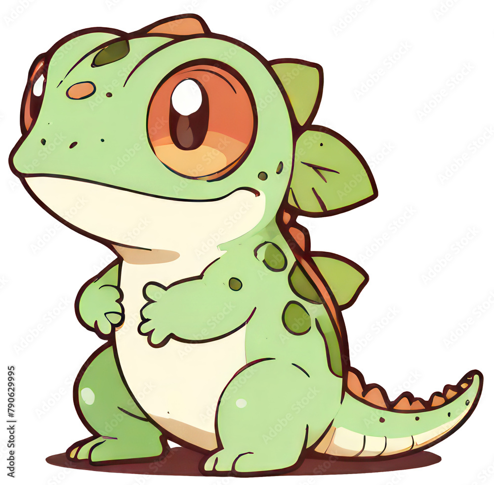 Green Reptile Cartoon Illustration Png 3 Green Reptile Cartoon Illustration Png 3