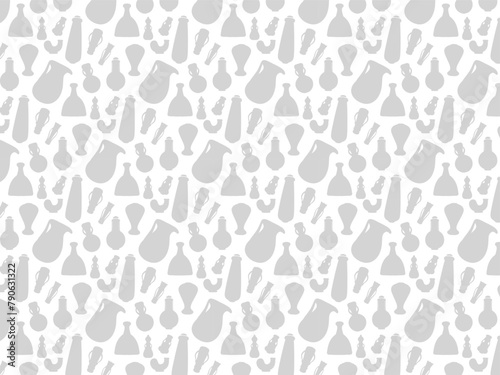 Ancient Jar Grey Pattern Background 