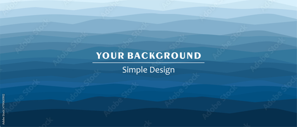 Obraz premium Gray landscape background, simple and natural design for presentations, vector eps 10.