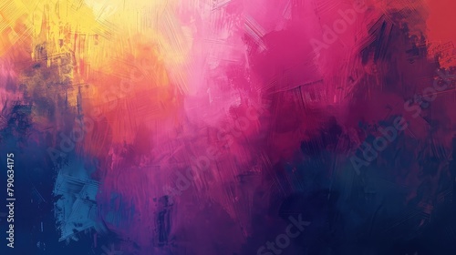 Background composed of acrylic paint smears. Multicolored oil paint blending ,texture design graphic colorful modern digital abstract background ,grunge background with texture pattern for text
 photo