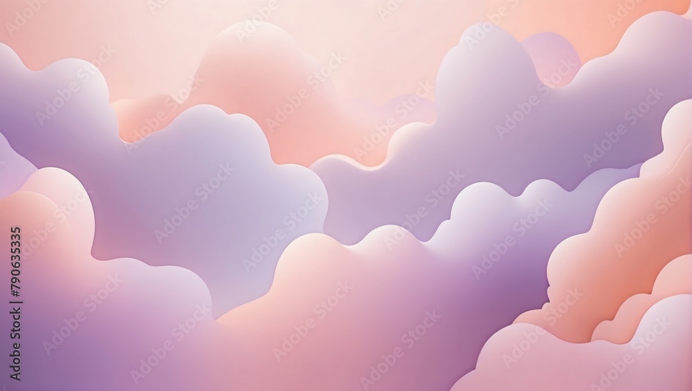 Ethereal abstract backdrop with a gradient of pastel pink, lavender, and peach colors, creating a dreamy atmosphere.