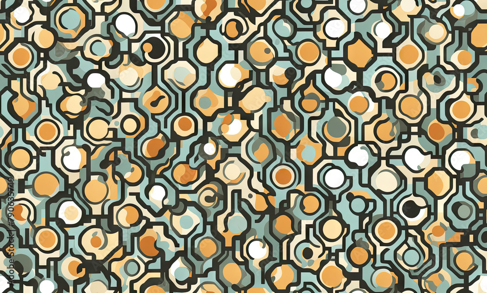 Geometric pattern. Abstract seamless pattern. AI generated. Geometric pattern. Abstract seamless pattern. AI generated.