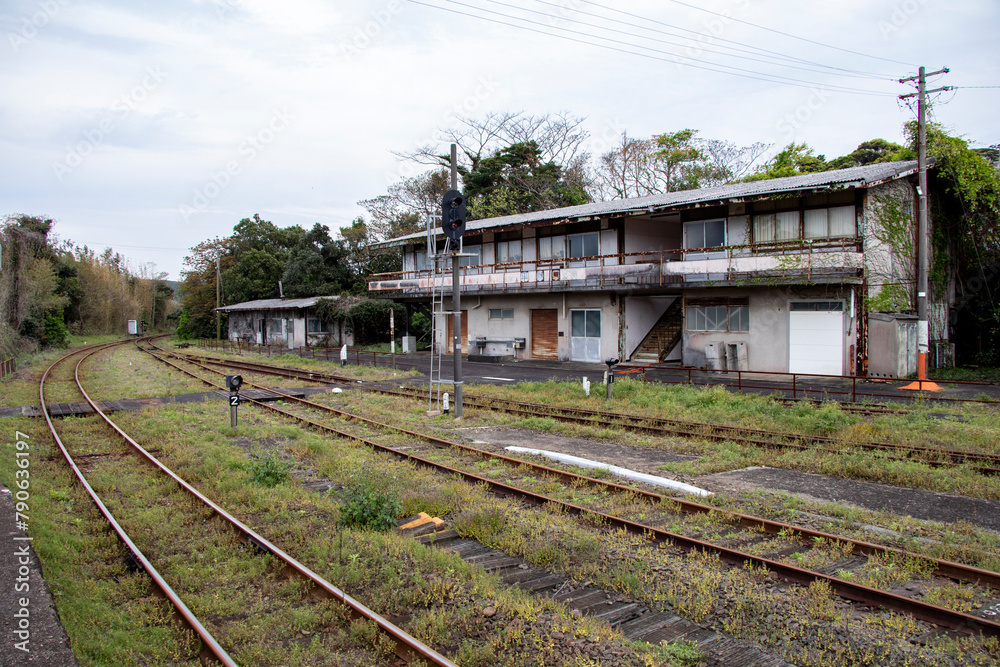 Obraz premium ローカル線の駅