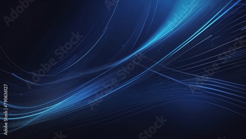 Dynamic abstract background with digital lines in shades of indigo and navy.