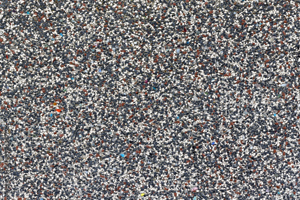 Fototapeta premium Dekorputz Hintergrund mit verschiedenfarbigen Steinen - mineralische Textur