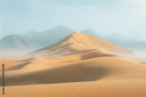 Ethereal Sand Dune in Sahara