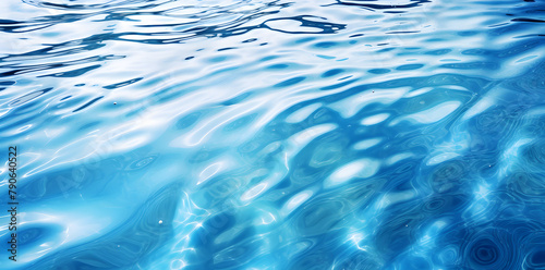 Crystal clear water ripples background