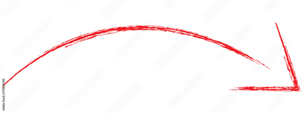 brush painted arrow icon on white background - vector illustration brush painted arrow icon on white background - vector illustration