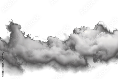 Ultra realistic clouds on a transparent  background