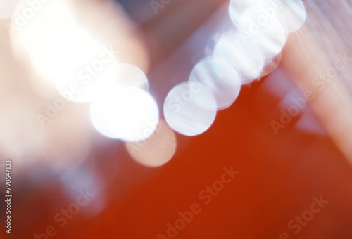 Abstract white color blobs bokeh background