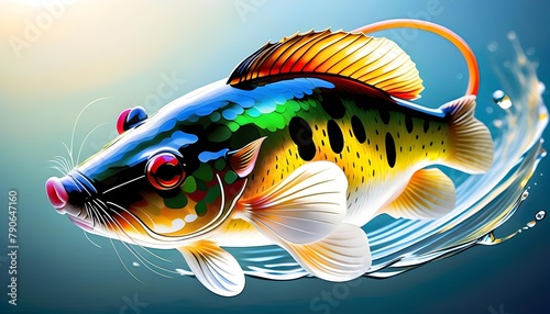 Vibrant Koi Fish Illustration