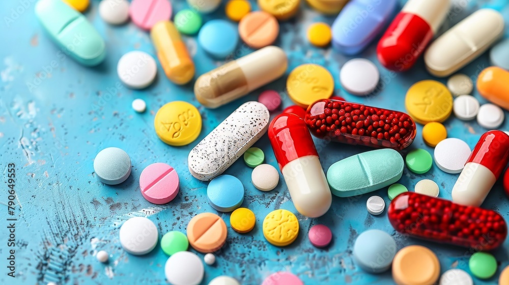 Assorted Pharmaceutical Pills and Capsules Assorted Pharmaceutical Pills and Capsules