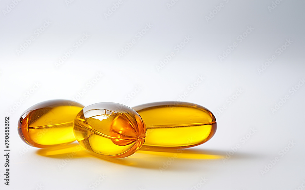 Vitamin e. Fish oil capsules on white background. Copy space for your text, high resolution product. Vitamin e. Fish oil capsules on white background. Copy space for your text, high resolution product.