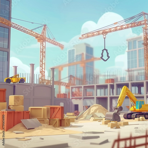 Construction site,건축현장,토목현장,