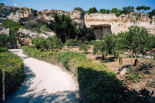 Bild auf Leinwand Syrakus, Siciliy, Italy, Parco Archeologico della Neapoli