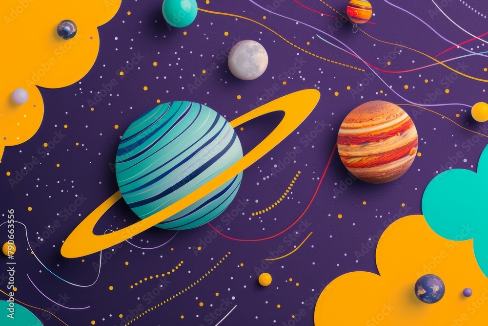 Background materials: Illustrations of Cosmic Planets and Aerospace Themes, Purple Cosmic Fantasy Background materials: Illustrations of Cosmic Planets and Aerospace Themes, Purple Cosmic Fantasy