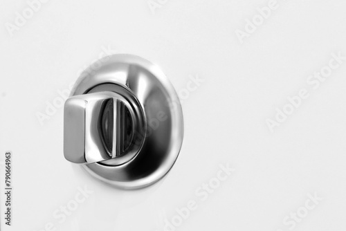 Door lock closeup photo