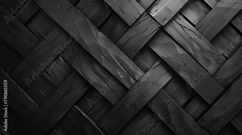 Stylish Monochrome Herringbone Texture Background Image