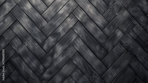 Modern Monochromatic Herringbone Background in Shades of Grey