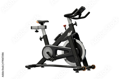 Compact and space-saving indoor bike, suitable for apartments and home gyms, isolated on a white background.