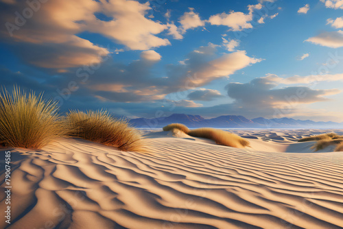 Landschaft in der Wüste als Hintergrund