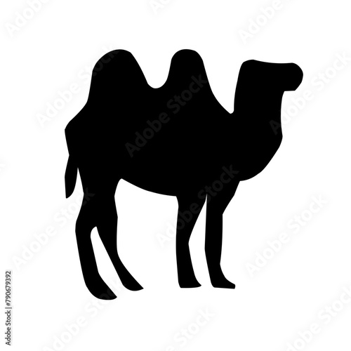 Camel illustration set on white background, vector, isolated,vector illustration.
