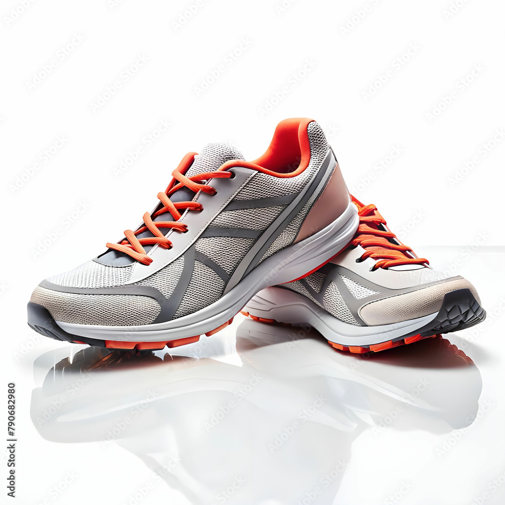 running shoes isolated on white background