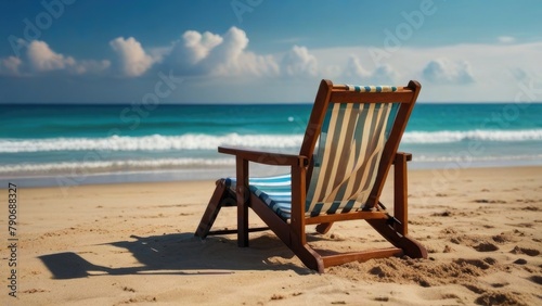 chairs on the beach © Md