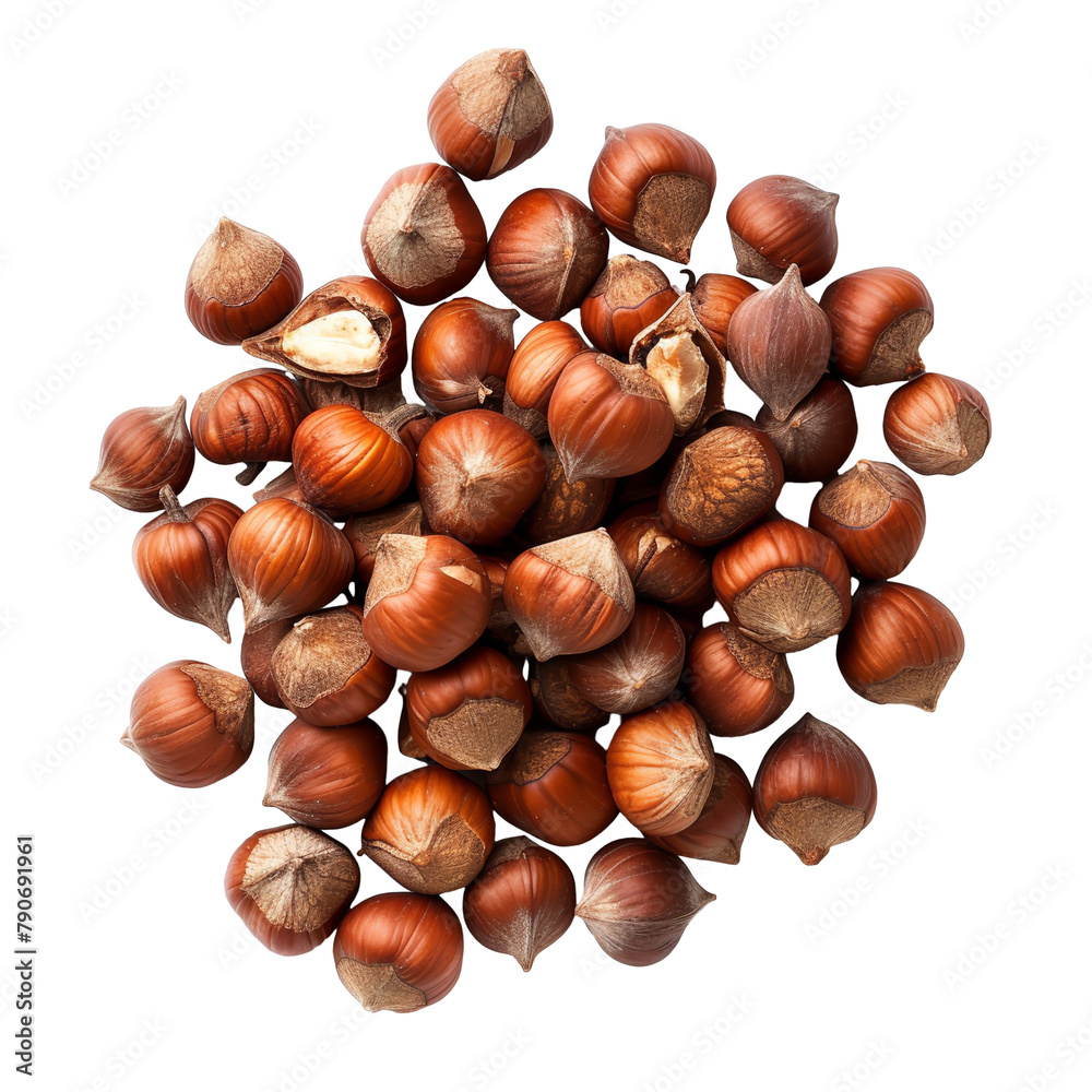 Tasty Hypnotic Hazelnut Hash Isolated On White Background Tasty Hypnotic Hazelnut Hash Isolated On White Background