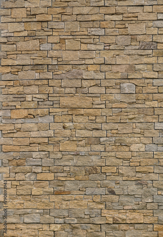 Artificial stone cladding. Designed to resemble real stone. 2