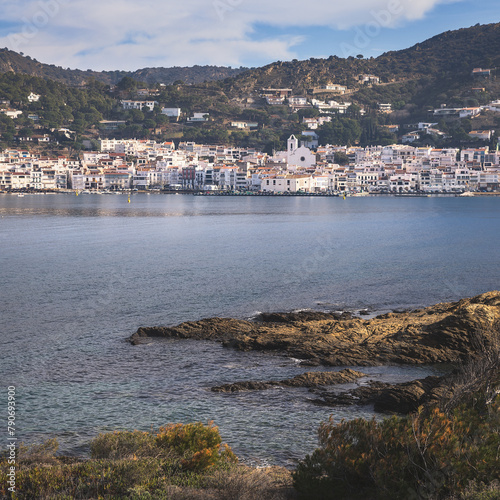 View of the Beautifull Village of Port de la Selva in Catalonia