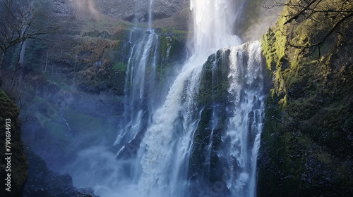 amazing natural beauty Multnomah Falls Columbia River Gorge National Scenic Area