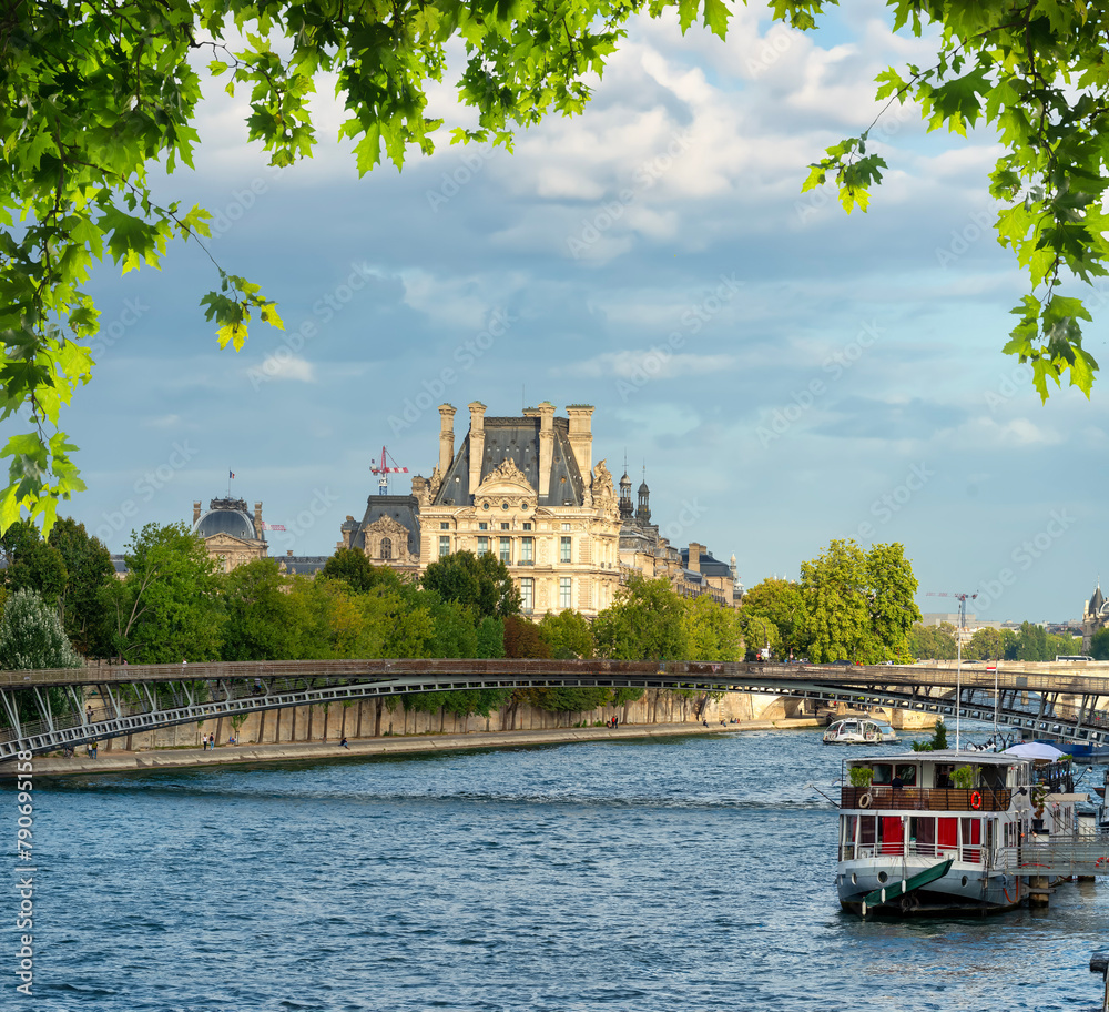 The Seine River and architecture