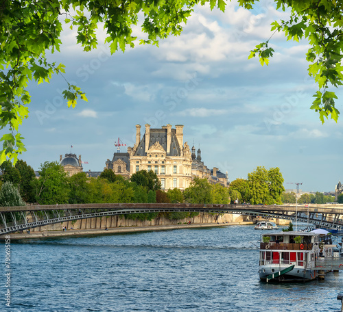 The Seine River and architecture