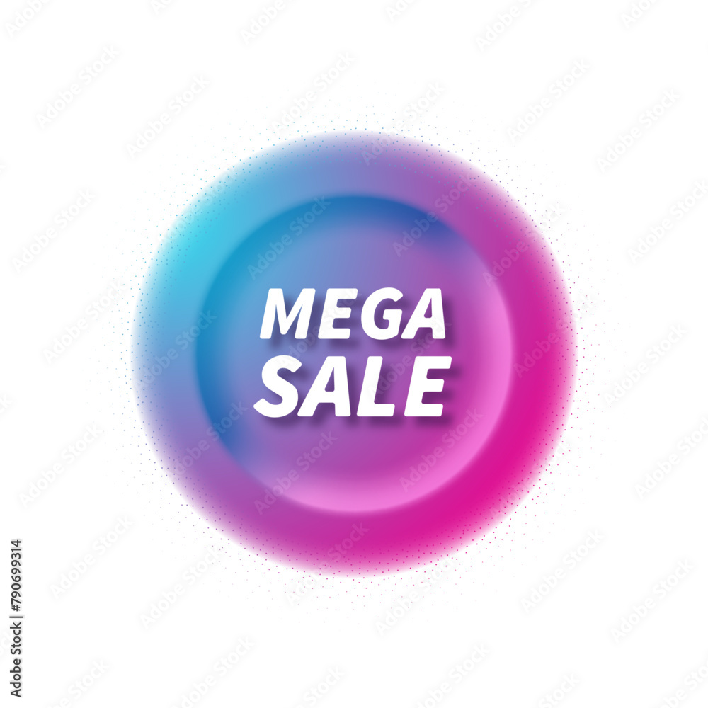 Modern abstract mega sale banner. Vector illustration. Modern abstract mega sale banner. Vector illustration.