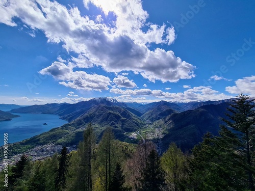 Aussicht Tessin Schweiz 