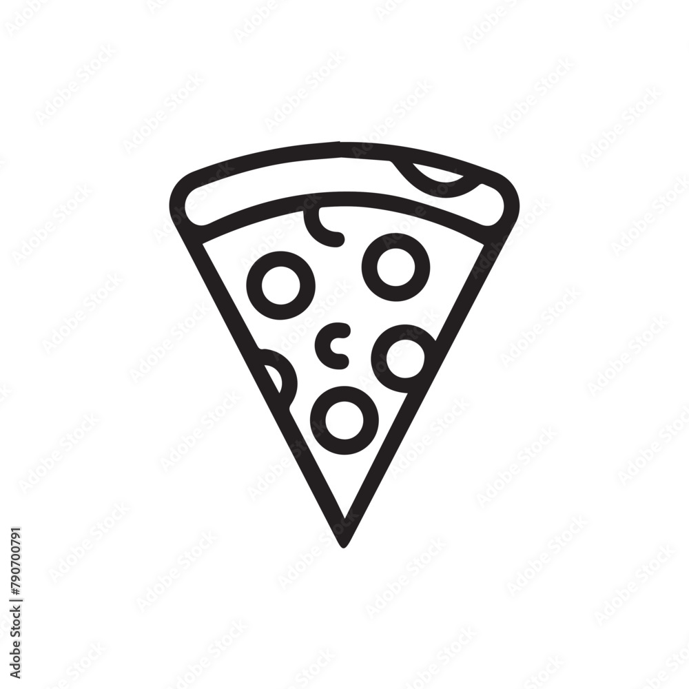 Pizza in cartoon, doodle style . Image for t-shirt, web, mobile apps and ui. Isolated 2d vector illustration in logo, icon, sketch style, Eps 10, black and white. AI Generative Pizza in cartoon, doodle style . Image for t-shirt, web, mobile apps and ui. Isolated 2d vector illustration in logo, icon, sketch style, Eps 10, black and white. AI Generative